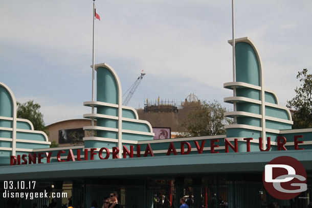 First stop today Disney California Adventure.