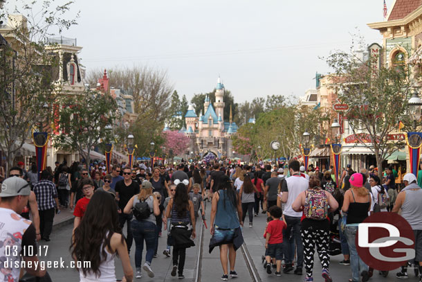 Main Street USA at 4:12pm.