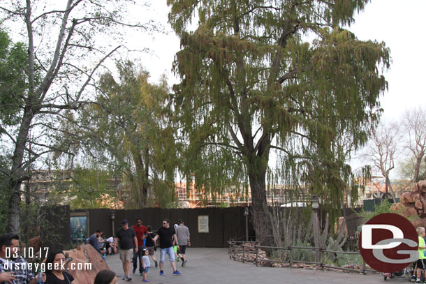 Approaching the end of the Big Thunder Trail