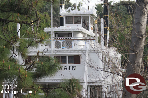 Some renovation work on the Mark Twain continues.