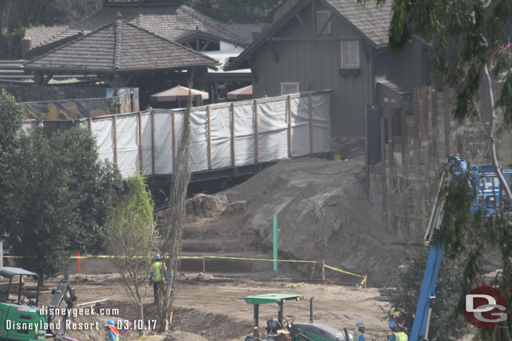 Looks like they may have started to move the dirt around to prepare for the footers.