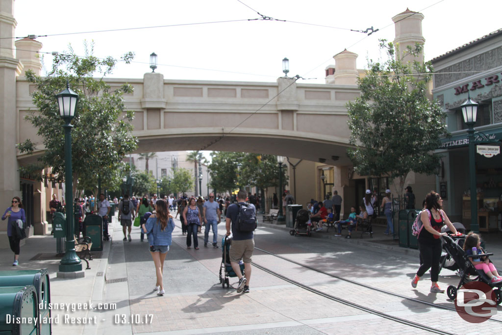 Buena Vista Street just before 2pm