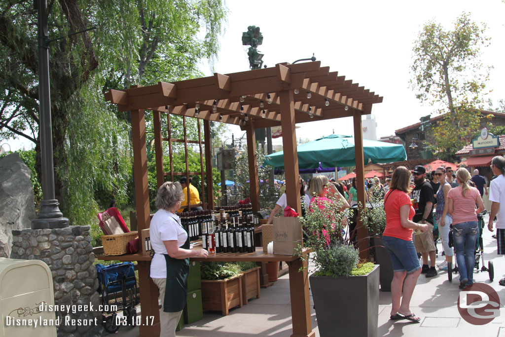 Along the parade route were marketplaces, places to eat and other merchandise stands.