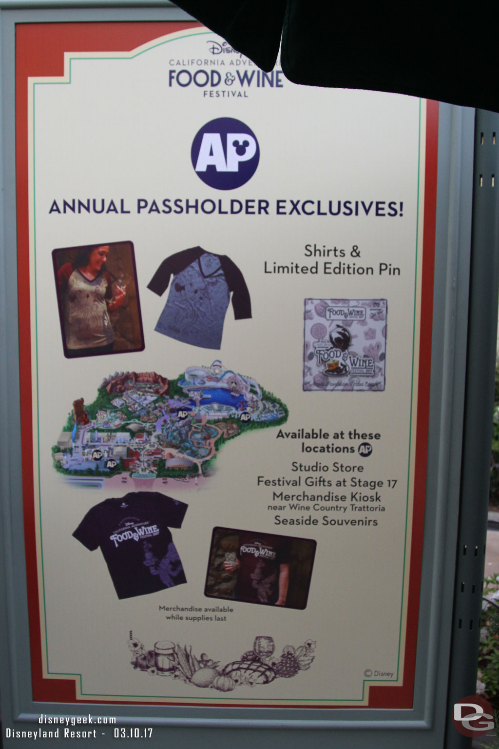An ad for AP Items.