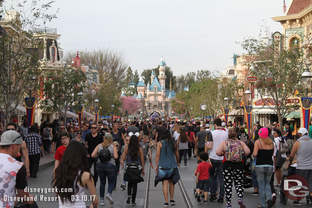 Main Street USA at 4:12pm.