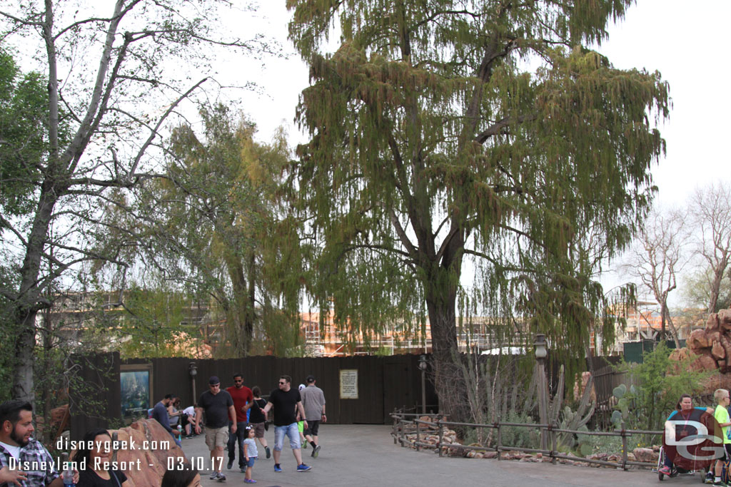 Approaching the end of the Big Thunder Trail