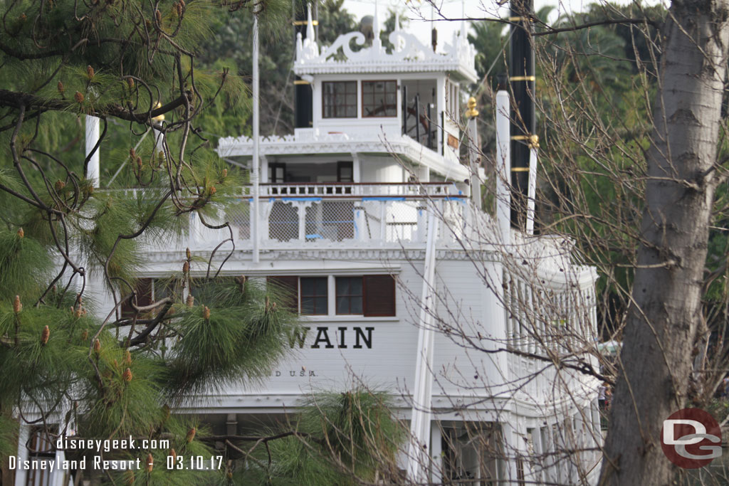 Some renovation work on the Mark Twain continues.