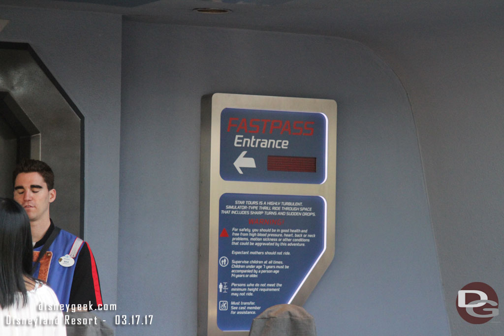 The sign is not functional yet.