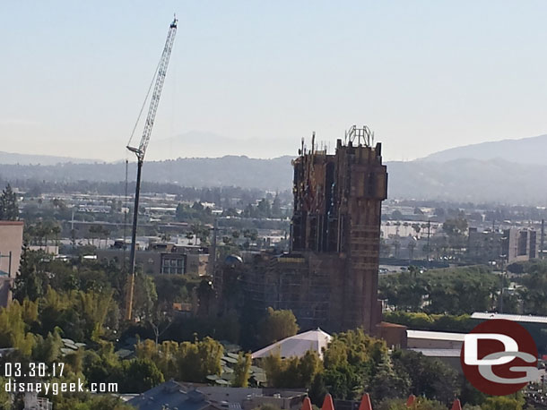 Guardians of the Galaxy Mission Breakout from the air.