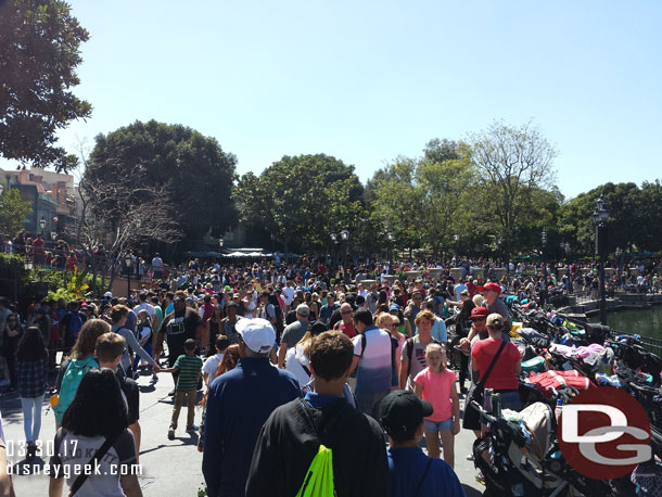 New Orleans Square this afternoon.