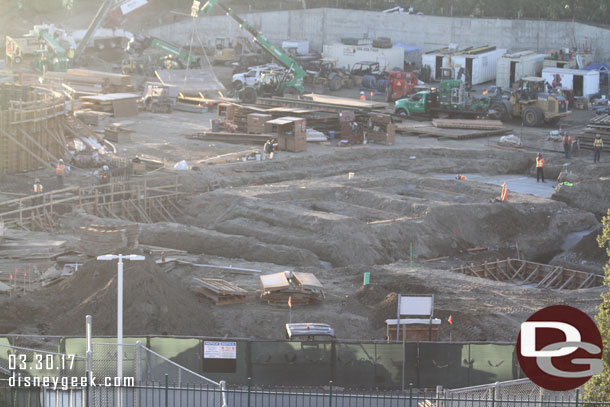 More forms in the area to the right of the large show building.