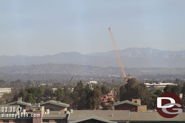 Star Wars cranes from the Fun Wheel.