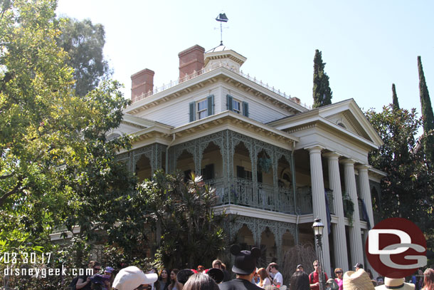 Next stop the Haunted Mansion.