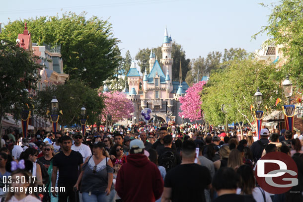 Main Street USA at 5:05pm