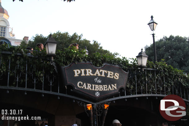 Next up Pirates.  It had about a 15 minute wait.