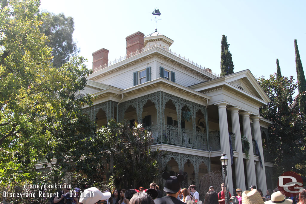 Next stop the Haunted Mansion.