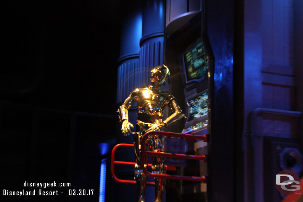 Then over to Star Tours to use a FastPass.