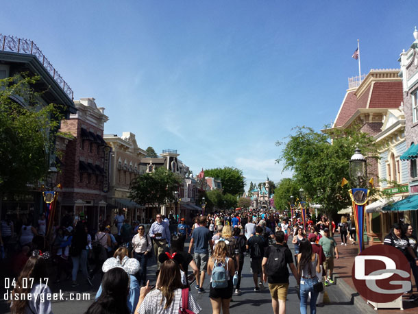 Main Street USA at 3:13pm