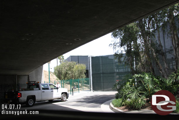 Looking back at the completed gate.