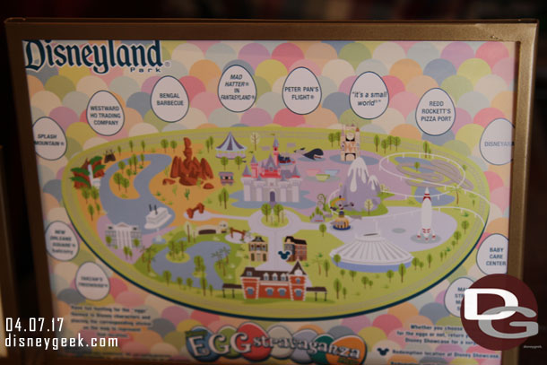 The Disneyland Map (I will have a separate post with all the eggs from all three quests).