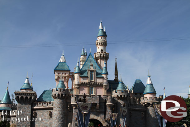 Sleeping Beauty Castle this afternoon.