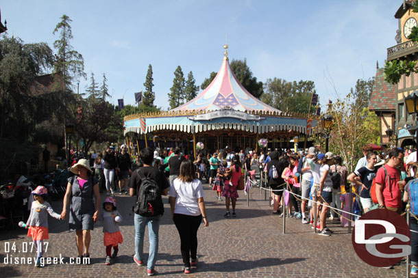 Fantasyland this afternoon.