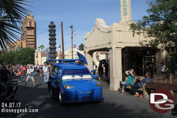 DJ Rolling out of Radiator Springs on Cross Street