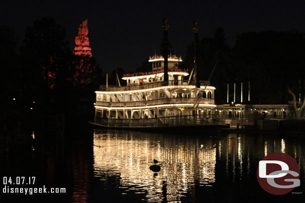 The Mark Twain in port