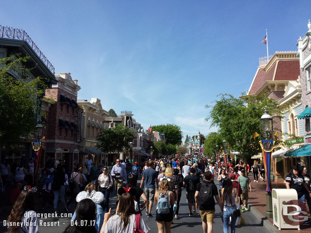 Main Street USA at 3:13pm