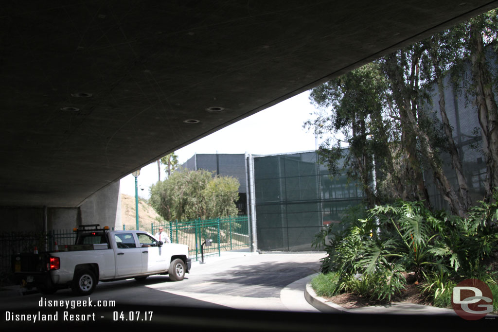 Looking back at the completed gate.