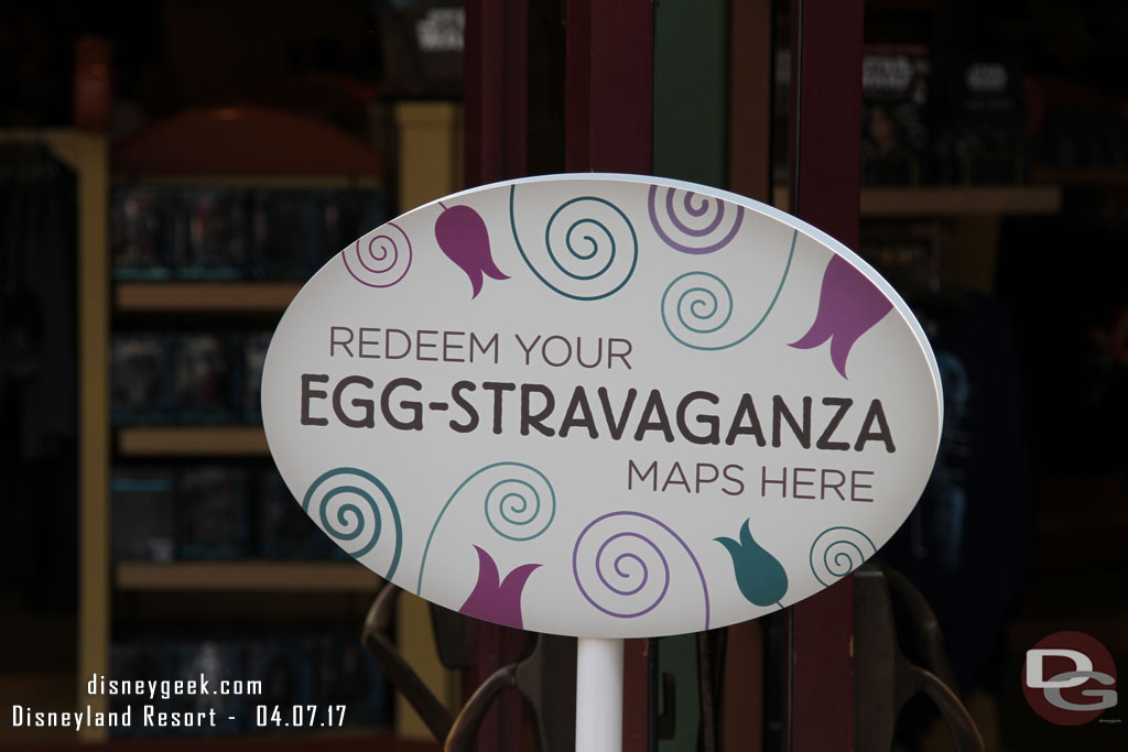 Maps are available at several locations.  The redemption center for Downtown Disney is World of Disney.