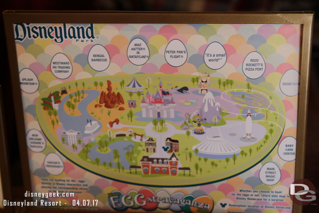 The Disneyland Map (I will have a separate post with all the eggs from all three quests).