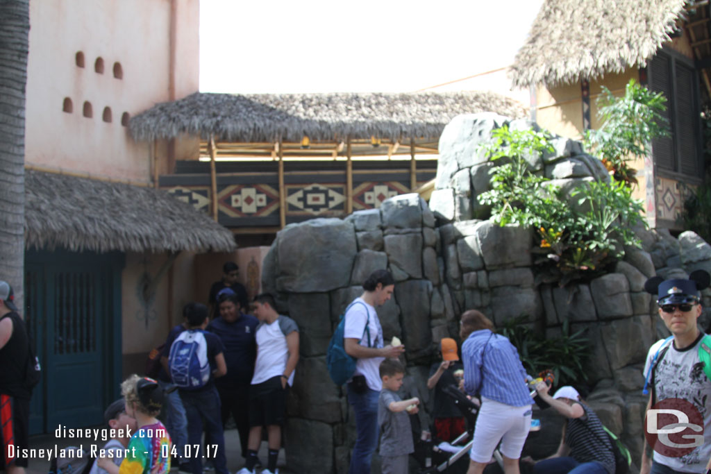 The new mens room has opened in Adventureland.  It was way too busy to go in and take pictures.