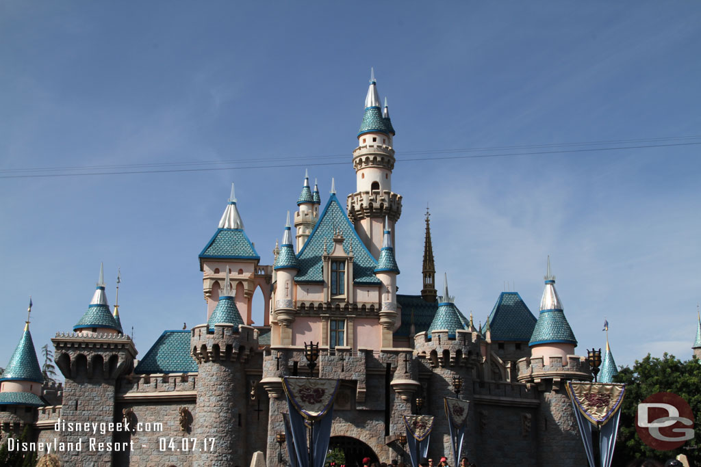 Sleeping Beauty Castle this afternoon.