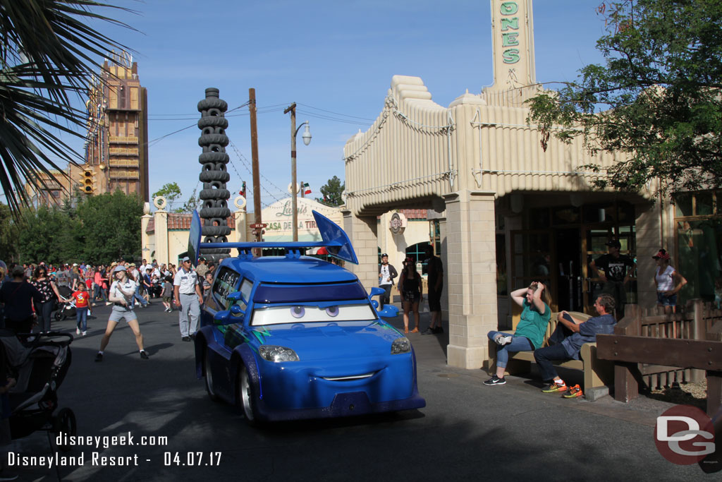 DJ Rolling out of Radiator Springs on Cross Street