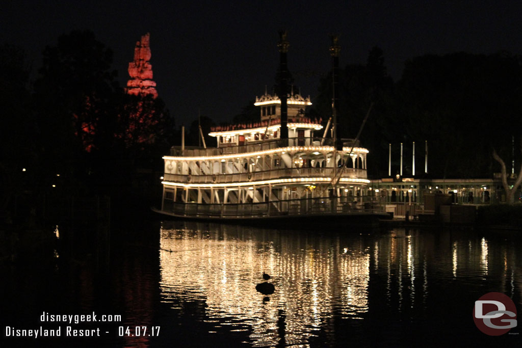 The Mark Twain in port