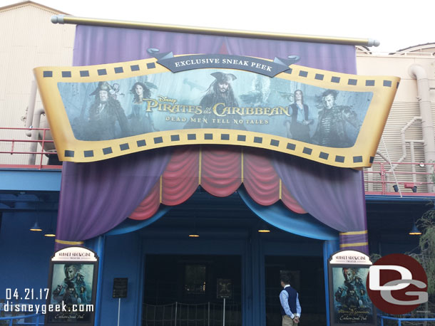 Next stop the Sunset Showcase Theater and Pirates of the Caribbean.