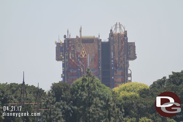 The Guardians Tower in the distance.