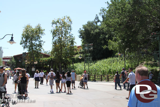 All the Food and Wine booths are gone.