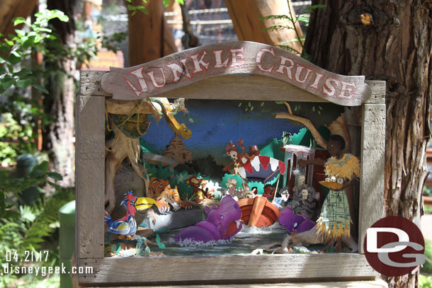 Unfortunately the Jungle Cruise is not in motion anymore.