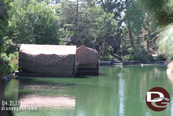 All quiet on the Rivers of America.  