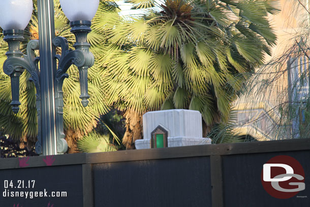 The lights have been installed on the pillars by Guardians of the Galaxy