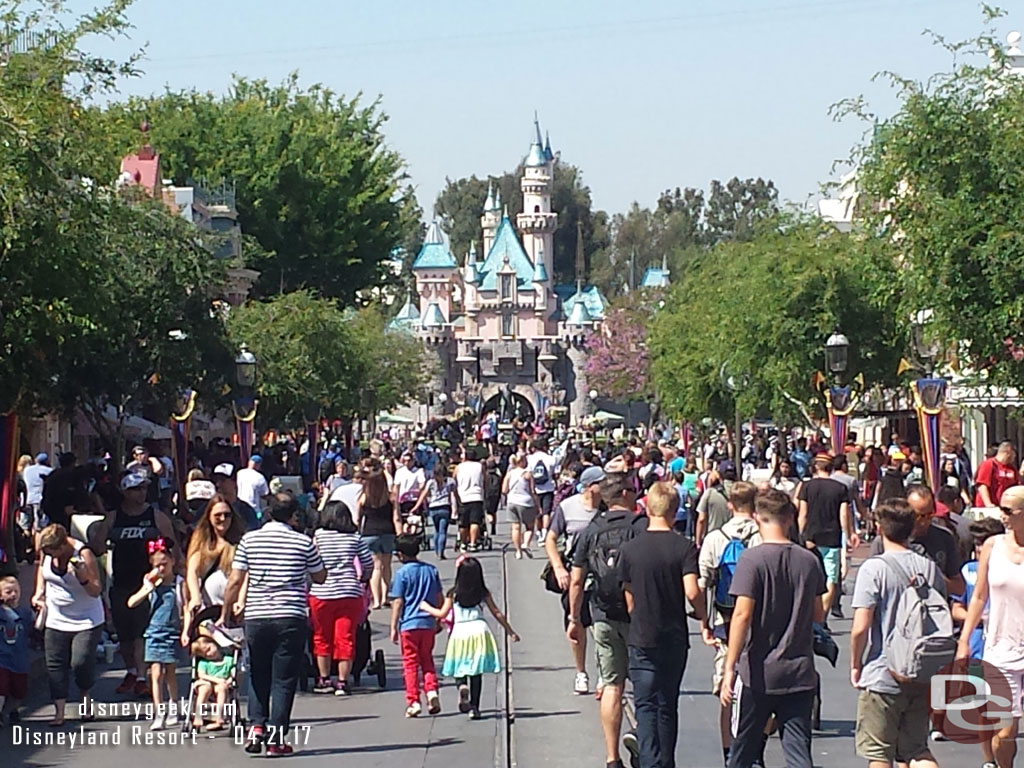 Main Street USA this afternoon