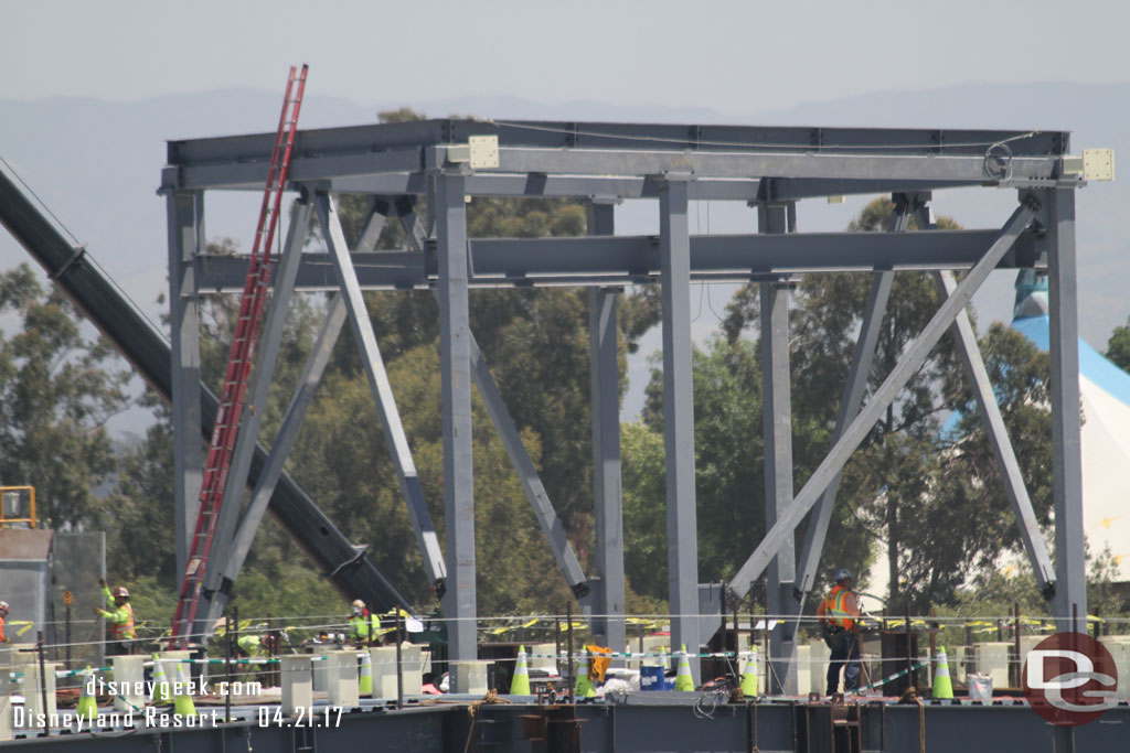 Assuming the parts sticking out will be where the support structure for the exterior face will be connected.