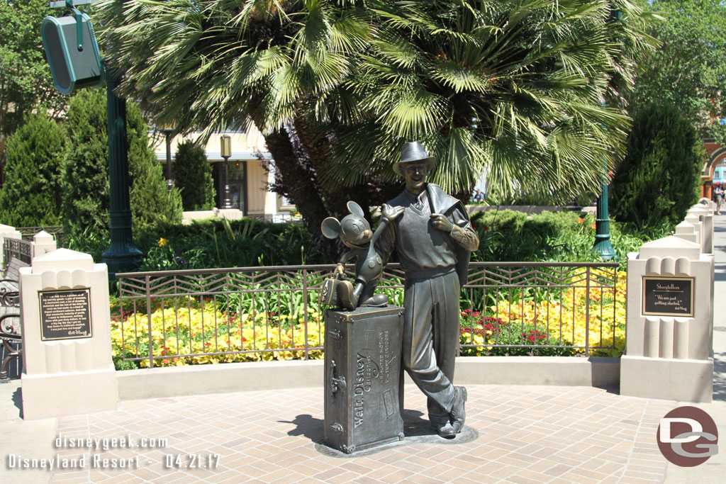 Walt and Mickey - Storytellers on Buena Vista Street.