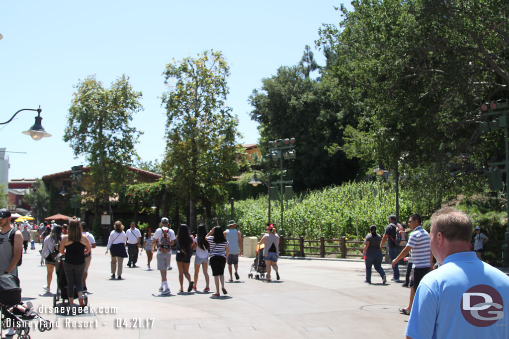 All the Food and Wine booths are gone.