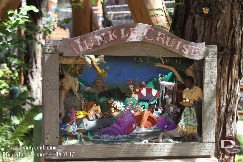 Unfortunately the Jungle Cruise is not in motion anymore.