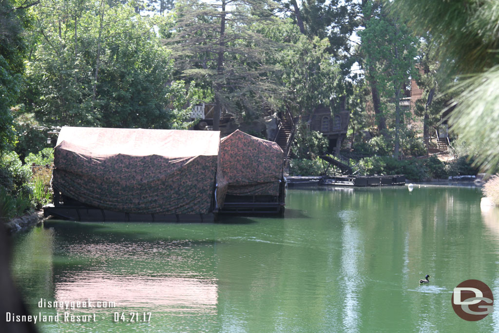 All quiet on the Rivers of America.  