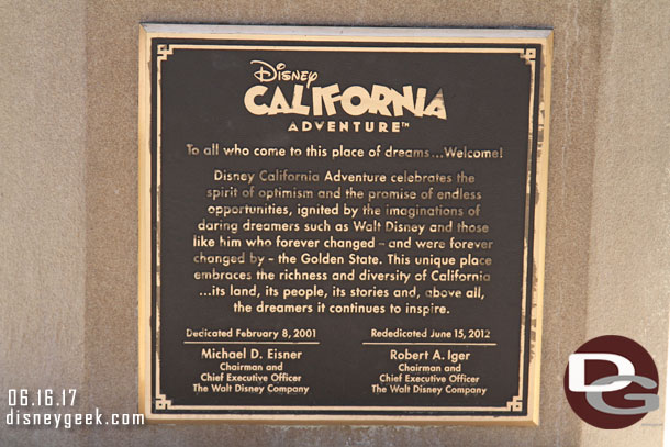 This past week the re-launched DCA turned 5 years old.. this includes Buena Vista Street and Cars Land.  Also World of Color turned 7.