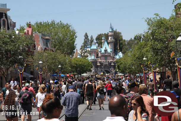 Disneyland - Main Street USA at 2:08pm